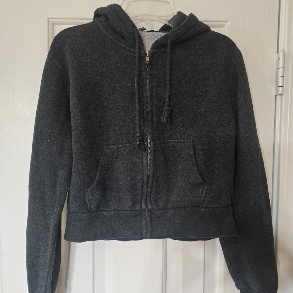 Brandy Melville Black Hoodie Jacket